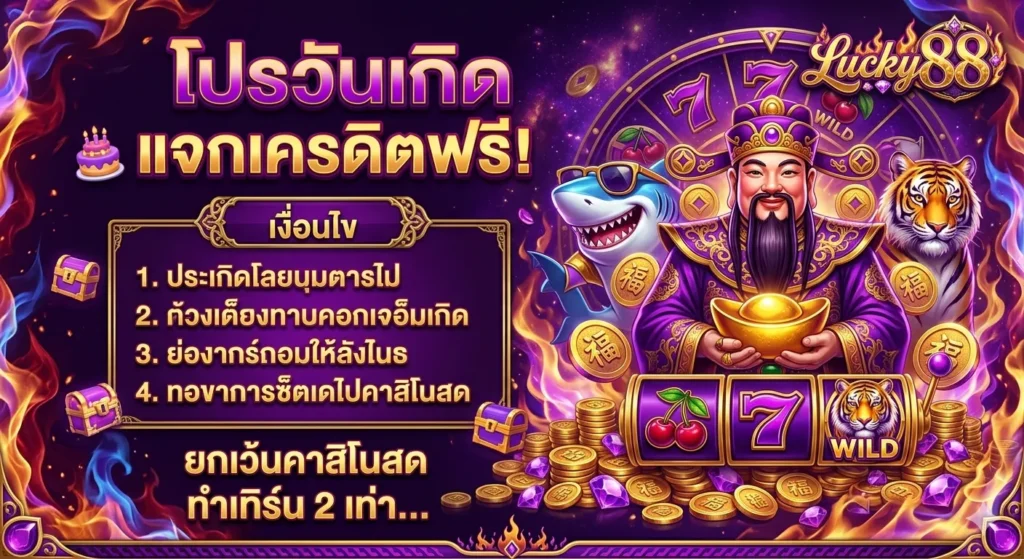 lucky88 โปรโมชั่นสุดพิเศษ